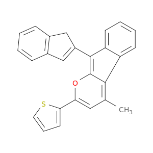 Indeno[2,1-b]pyran, 9-(1H-inden-2-yl)-4-methyl-2-(2-thienyl)-