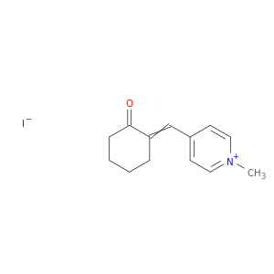 1-METHYL-4-((2-OXOCYCLOHEXYLIDENE)METHYL)PYRIDINIUM IODIDE