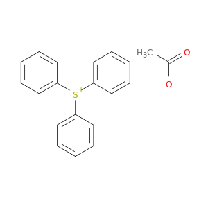 Sulfonium, triphenyl-, acetate