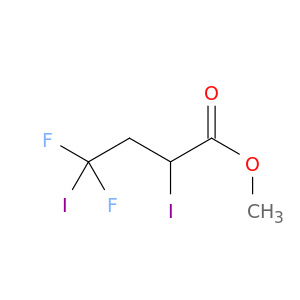 Butanoic acid, 4,4-difluoro-2,4-diiodo-, methyl ester