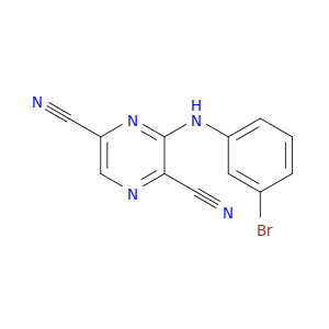 2,5-Pyrazinedicarbonitrile, 3-[(3-bromophenyl)amino]-