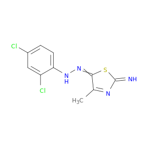 2,4-dichloro-N-[(2-imino-4-methyl-1,3-thiazol-5-ylidene)amino]aniline