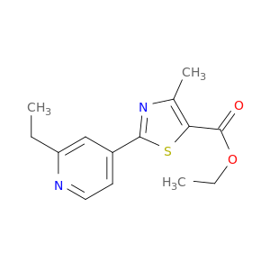 乙基2-(2-乙基-4-吡啶基)-4-甲基-5-噻唑羧酸甲酯