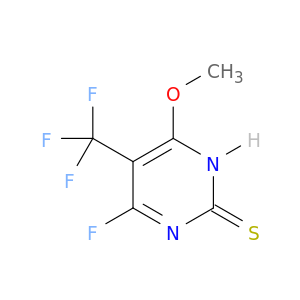 2(1H)-Pyrimidinethione, 4-fluoro-6-methoxy-5-(trifluoromethyl)-