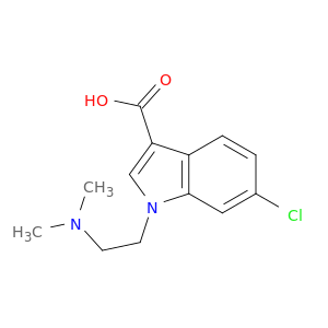1H-Indole-3-carboxylic acid, 6-chloro-1-[2-(dimethylamino)ethyl]-