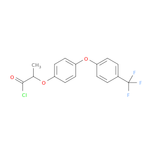 Propanoyl chloride, 2-[4-[4-(trifluoromethyl)phenoxy]phenoxy]-