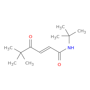 2-Hexenamide, N-(1,1-dimethylethyl)-5,5-dimethyl-4-oxo-, (2E)-