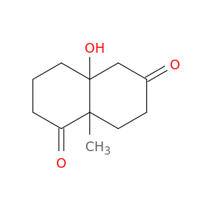 1,6(2H,5H)-Naphthalenedione, hexahydro-4a-hydroxy-8a-methyl-