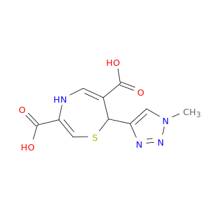 1,4-Thiazepine-3,6-dicarboxylicacid, 4,7-dihydro-7-(1-methyl-1H-1,2,3-triazol-4-yl)-