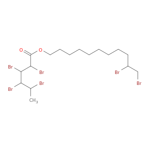 Hexanoic acid, 2,3,4,5-tetrabromo-, 10,11-dibromoundecyl ester