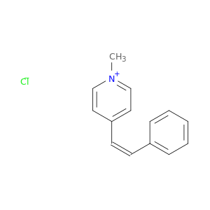 Pyridinium, 1-methyl-4-[(1Z)-2-phenylethenyl]-, chloride