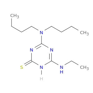1,3,5-Triazine-2(1H)-thione, 4-(dibutylamino)-6-(ethylamino)-