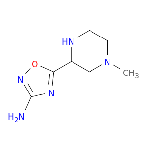 1,2,4-Oxadiazol-3-amine,5-(4-methyl-2-piperazinyl)-