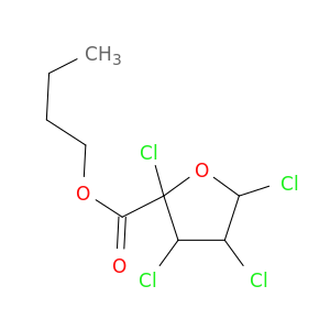 2-Furancarboxylic acid, 2,3,4,5-tetrachlorotetrahydro-, butyl ester