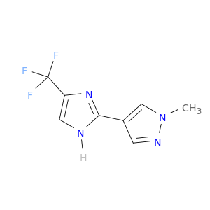1-methyl-4-[4-(trifluoromethyl)-1H-imidazol-2-yl]-1H-pyrazole