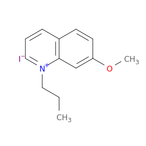 Quinolinium, 7-methoxy-1-propyl-, iodide