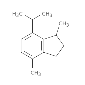 1H-Indene,2,3-dihydro-1,4-dimethyl-7-(1-methylethyl)-