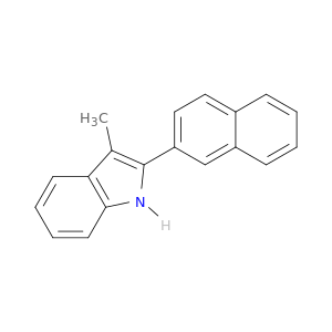 1H-Indole, 3-methyl-2-(2-naphthalenyl)-