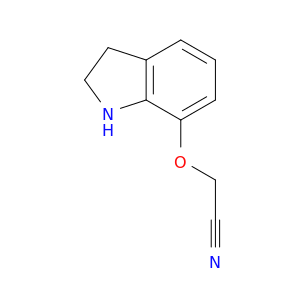 ACETONITRILE, 2-[(2,3-DIHYDRO-1H-INDOL-7-YL)OXY]-