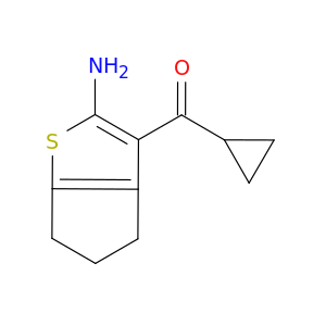 3-cyclopropanecarbonyl-4H,5H,6H-cyclopenta[b]thiophen-2-amine