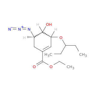 乙基(3r,4s,5r)-5-αzido-3-(1-乙基丙氧基)-4-羟基-1-环己烯-1-羧酸盐