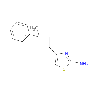 2-Thiazolamine, 4-(3-methyl-3-phenylcyclobutyl)-
