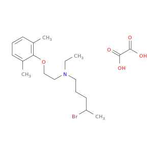 4-BROMO-N-ETHYL-N-(2-(2,6-XYLYLOXY)ETHYL)-1-PENTYLAMINE OXALATE