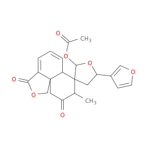 Spiro[furan-3(2H),7'(8'H)-[1H]naphtho[1,8a-c]furan]-3',9'(6'aH,10'H)-dione,2-(acetyloxy)-5-(3-furanyl)-4,5-dihydro-8'-methyl-, (2R,3S,5S,6'aR,8'S,10'aS)-(9CI)