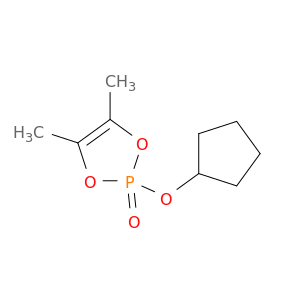 1,3,2-Dioxaphosphole, 2-(cyclopentyloxy)-4,5-dimethyl-, 2-oxide