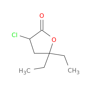 2(3H)-Furanone, 3-chloro-5,5-diethyldihydro-