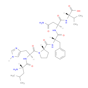 L-Valine, L-leucyl-L-histidyl-L-prolyl-L-phenylalanyl-L-asparaginyl-