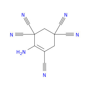 4-Cyclohexene-1,1,3,3,5-pentacarbonitrile, 4-amino-
