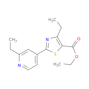 5-Thiazolecarboxylicacid, 4-ethyl-2-(2-ethyl-4-pyridinyl)-, ethyl ester