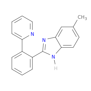 1H-Benzimidazole, 5-methyl-2-[2-(2-pyridinyl)phenyl]-
