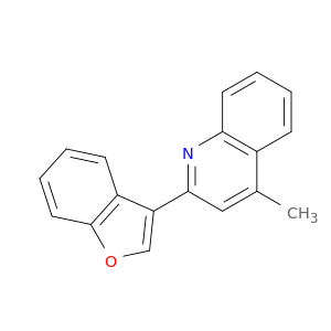 Quinoline, 2-(3-benzofuranyl)-4-methyl-
