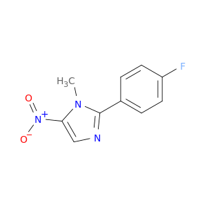 1-methyl-2-(p-fluorophenyl)-5-nitroimidazole