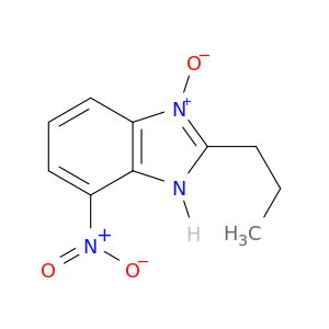 1H-Benzimidazole, 7-nitro-2-propyl-, 3-oxide