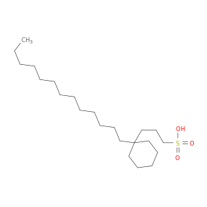 Cyclohexanepropanesulfonic acid, 1-tridecyl-