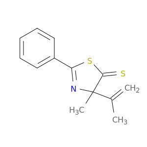 5(4H)-Thiazolethione, 4-methyl-4-(1-methylethenyl)-2-phenyl-