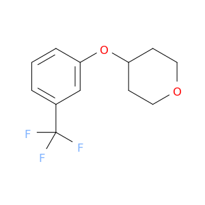 4-(3-(Trifluoromethyl)phenoxy)tetrahydro-2H-pyran