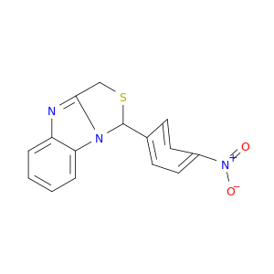 1h,3h-thiazolo(3,4-a)benzimidazole, 1-(4-nitrophenyl)-