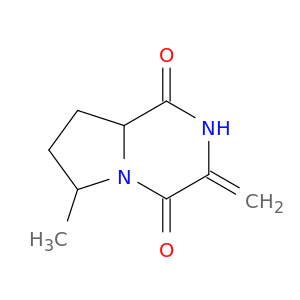 Pyrrolo[1,2-a]pyrazine-1,4-dione,hexahydro-6-methyl-3-methylene- (9CI)