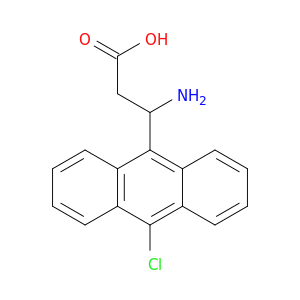 9-Anthracenepropanoicacid, b-amino-10-chloro-
