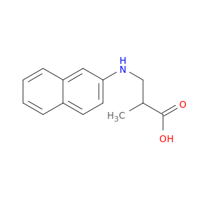 Propanoic acid, 2-methyl-3-(2-naphthalenylamino)-