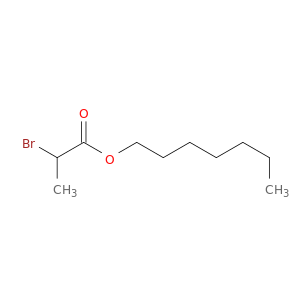 Propanoic acid, 2-bromo-, heptyl ester