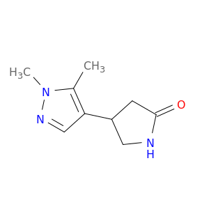 4-(1,5-dimethyl-1H-pyrazol-4-yl)pyrrolidin-2-one