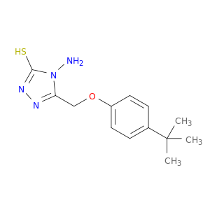 4-Amino-5-(4-tert-butylphenoxymethyl)-4H-1,2,4-triazole-3-thiol