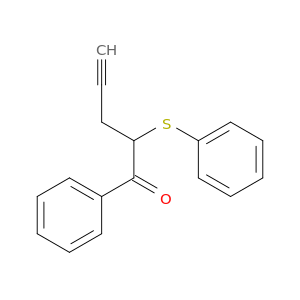 4-Pentyn-1-one, 1-phenyl-2-(phenylthio)-