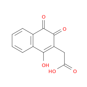 (1-hydroxy-3,4-dioxo-3,4-dihydronaphthalen-2-yl)acetic acid