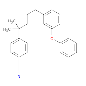 Benzonitrile, 4-[1,1-dimethyl-4-(3-phenoxyphenyl)butyl]-